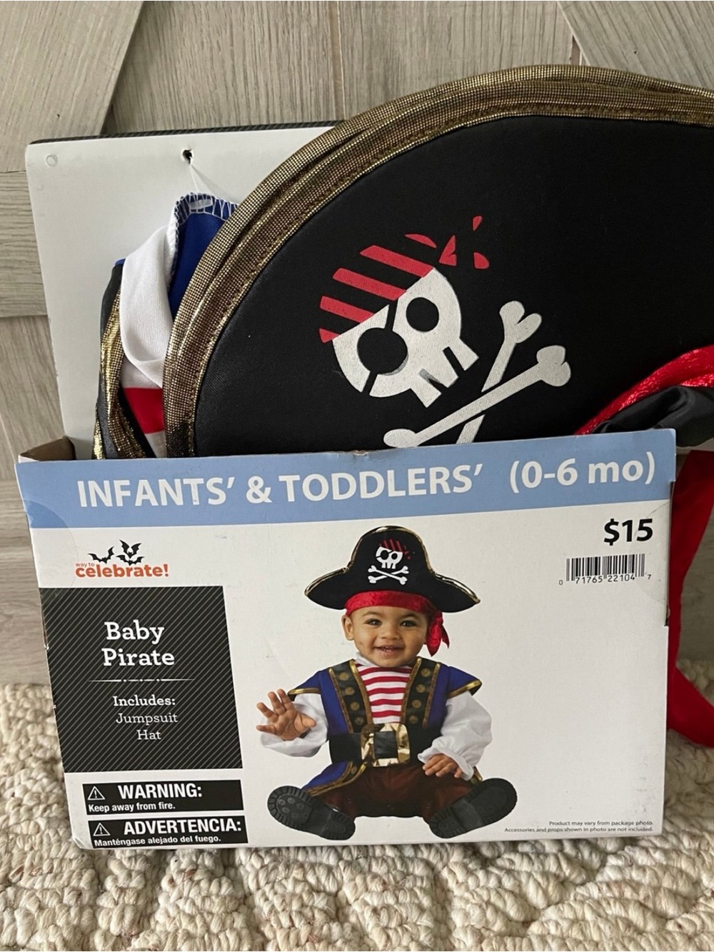 & Other Stories Baby Pirate Bodysuit in Black, Red, White